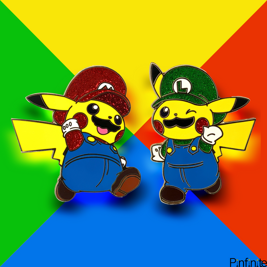 Pikachu Mario Bros. 2 Pack